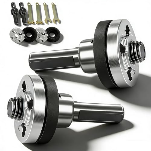 Electric Drill to Angle Grinder Adapter Set, Drill Conversion Connecting Rod Kit for 100mm Angle Grinder Attachments, Includes Flange Nuts, Spanner Wrench and Replacement Parts, Versatile Tool for Cut