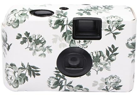 1 Set Vintage Disposable Camera with 8/12 Sheets Film, Creative Once Fool Cameras with Film Camp