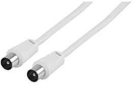 Tecnostore® CAVO ANTENNA COASSIALE M M maschio 60 cm TV digitale terrestre decoder spina pc