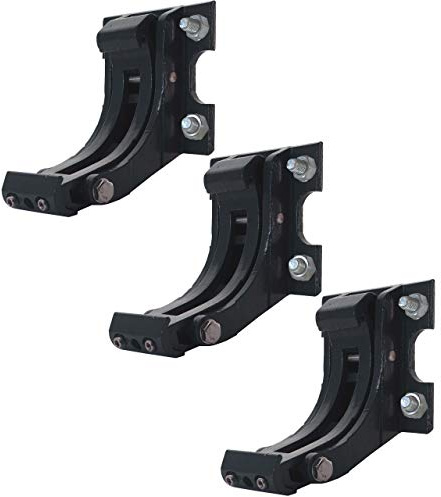 Mendler 3er-Set Wandhalterung für Markise T124 - anthrazit | Wandkonsole, Wandmontage, Adapter