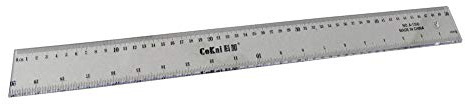 Utoolmart Lineal aus Acryl, 50 cm, gerade, transparent, Kunststoff, Messwerkzeug, Mathematik-Lineal für Studenten, Schule, Büro, 1 Stück, UT191120C-0047, 50cm 1pcs
