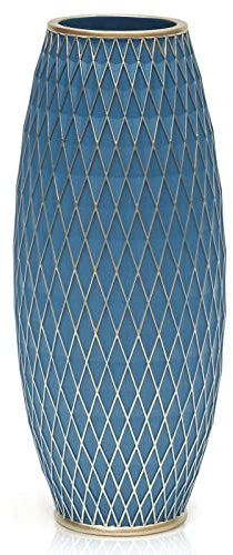 Suanti Blumenvase, 27,9 cm hohe Vase mit minimalistischem Design und einzigartigen Formen, Bodenvase für Schlafzimmer, Wohnzimmer, Büro & Küche