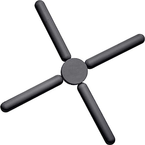 Westmark Topfuntersetzer –FaltbarerUntersetzer für heiße Töpfe und Pfannen, SchutzvonTisch undArbeitsplatte, hitzebeständig bis 200°, gegen Kratzer– Silikon, Ø 22 cm