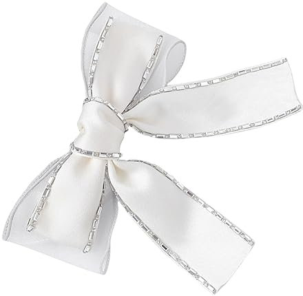 minkissy 4stücke Haarspange Damen Mit Schleife Elegante Haarklammer Für Besondere Anlässe Funkelndes Haaraccessoire Für Hochzeiten Partys Und Abschlussfeiern Rutschfest Und
