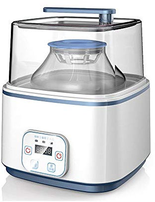 RajoNN Elettrodomestici da Cucina Elettrico Automatico Macchina per Yogurtiera Orso di Vetro Fermentazione Coperchi Fermentazione Forniture Sottaceti Fai da Te Leben