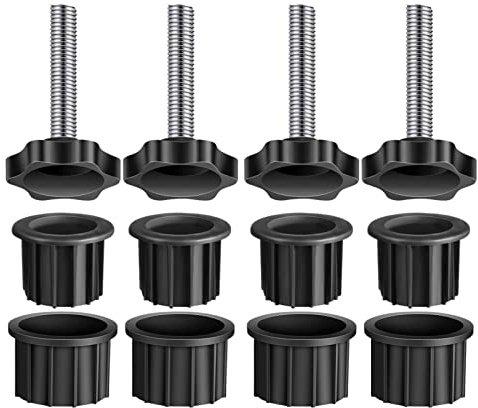 Rechange pour Pied Parasol Standard | Accessoires Parasol, Remplacement Pièces Base Parasol, Socle en Granit avec Bague Réduction Diamètre Intérieur, Inserts Réducteurs pour Pied Parasol Granit