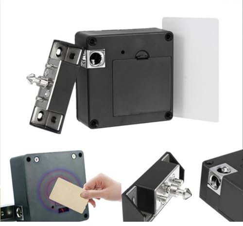 Elektronisches Schrankschloss, NFC-Induktionstechnologie, elektronisches Schrankschloss, verstecktes DIY, kein Stanzdesign, für Schrank, Schublade, Schließfach, Schrank,