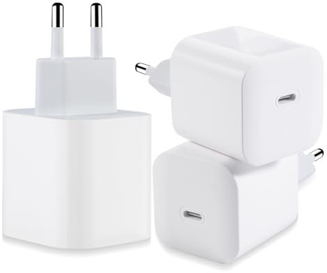 25W USB C Adapter,3-Pack Pack USB C Ladegerät für iPhone 17 16 15 Plus Pro Max iPad Samsung Huawei Xiaomi Oppo USBC Stecker Schnellladegerät,USBC Netzteil Ladegerät Ladestecker Charger Netzstecker