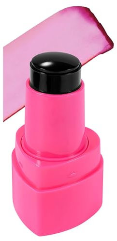 Blush Stick für Lippen und Wangen, Langanhaltendes Milk-Make-up-Gelee-Rouge, Kühlendes Wasser Gelee-Tönungs Herz-Rouge für Reife Haut, Gelee Tönungsstift, Transparentes Lippen Gelee Rouge(#02 Romance)