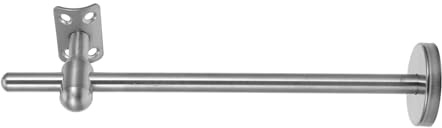 Geländerhalterung aus Edelstahl, Verstellbar, Wandmontage | Silber, Inkl Hardware und Anleitung, für Innen und Selbstgemacht, Moderne Optik, Sichere Befestigung