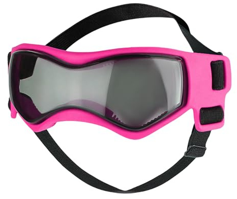 Kleine Hundebrille – Sicherheitsbrille für Hunde, vielseitiger Augenschutz | Reduziert Blendung, verbessert die Sicht und beugt Verletzungen vor | Wesentliche Ausrüstung für