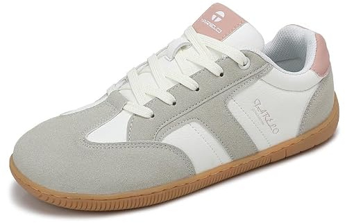 TARELO Barefoot Shoes Womens Wide Fit Trainers Ladies Walking Running Gym Yoga Minimalist Casual Sneakers Zero Drop Lightweight Footwear UK Size 4-7