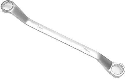 Utoolmart Doppelseitiger metrischer Torx-Ringschlüssel, 285 mm Gesamtlänge, Chrom-Vanadium-Stahl, Offset-Box-Schraubenschlüssel, manuelles Reparaturwerkzeug für Heimwerker, Autoreparaturen, 1 Stück
