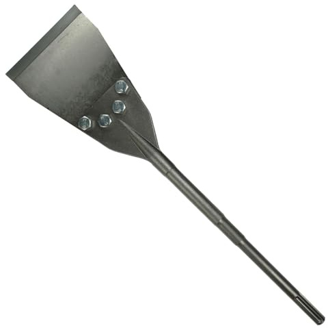Diablo SDS-Max Floor Scraper with Steel Body for Demoing Linoleum, Laminate, and Carpet Flooring - 6 Size, 25 Length, Flat Chisel - DMAMXCH1200