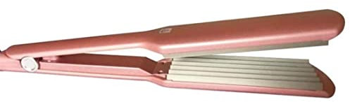 Hair Crimper for Short Hair 1.5 inch Crimping Iron Hair Waver Corrugated Volumizing Crimper with Titanium Ceramic Corn Wave Curler Iron Styling Tools for Women Girls