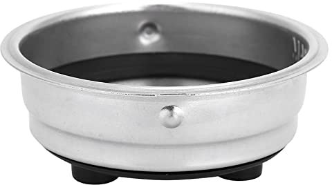 Joyzan Cesta de Filtro de Café 51mm, Taza Filtros Presurizada Cafetera Reutilizable Desmontable Colador Canasta Estilo Acero Inoxidable Reemplace Accesorio Permanente Máquina Hogar Oficina Cafetería