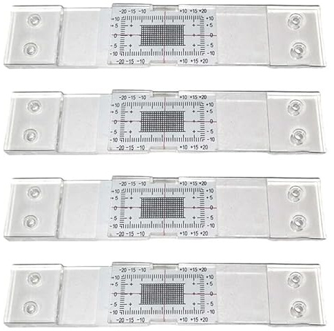 Tedious Rissmonitor Set | Acryl Risse Überwachung Datensatz | Riss Messgerät Überwachung Messgerät | Präzises Lückenlineal zur Erkennung von Wandverformungen und Rissen