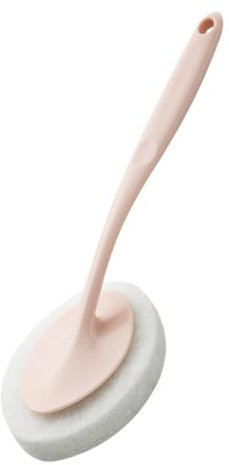 SOLUSTRE Putzschwamm Mit Griff Reinigungsschwamm Für Küche Und Bad Spülschwammbürste Scheuerschwamm Mit Abnehmbarem Kopf Hoher Wasseraufnahme Für Starke Reinigungskraft