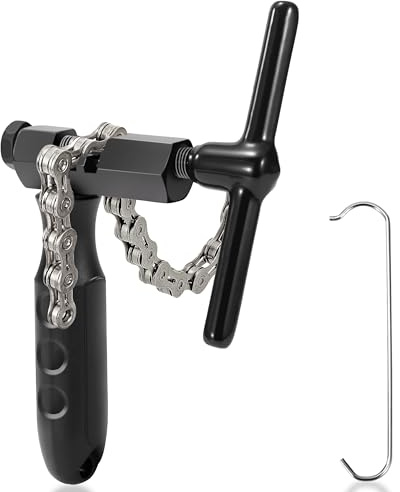 Heveer Kettennieter Fahrrad Fahrradketten Reparatur Fahrradketten Nietwerkzeug für Entfernen und Anbringen von Fahrradketten Schwarz
