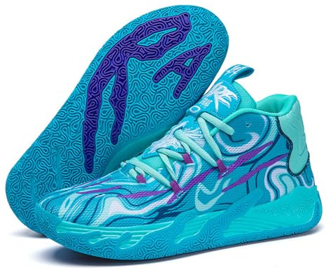 Uhclrr Herren Basketballschuh Anti Rutsch Herren Basketballschuh Herren Basketballschuh Outdoor Sportschuh(43 EU, F6)
