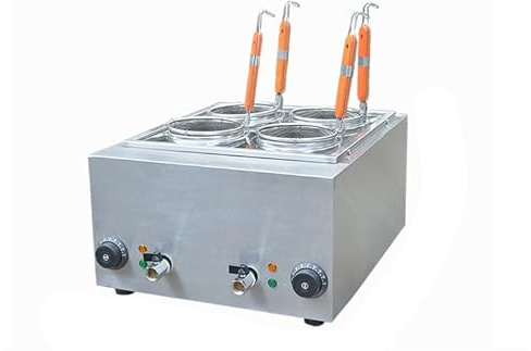 Cuiseur à pâtes, 4 Paniers, Acier Inoxydable, plage de température 30-110°C, 4000W