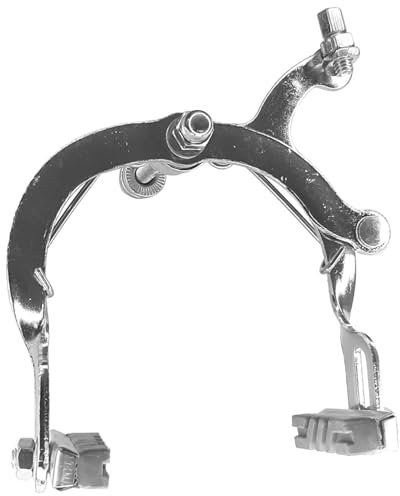 cyclingcolors Freni Bici a Forma U Freni Anteriori Acciaio a Braccio per Bicicletta Argento