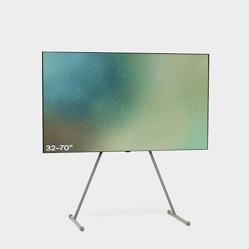 Pedestal Viva Mossy Green TV-Standfuß ohne Rollen, 32-70 Zoll, Stahl – Grün | Stilvoller, kompakter Fernsehständer im modernen Dänischen Design aus Stahl. 2 Jahre Garantie.