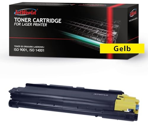 JetWorld Toner Kompatibel UTAX PK5017Y 1T02TVAUT0 1T02TVATA0 Gelb für PC3062DN, PC3062i MFP, PC3066i MFP, P-C3062DN, P-C3062i MFP, P-C3066i MFP 6000 Seiten je Tonerkartusche, Hochwertiger Druck