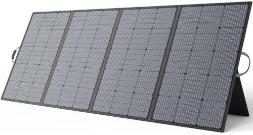 MHPOWOS 400W Tragbare Solarpanel 31V Faltbare Solarmodul für die Powerbank | mit einem verstellbaren Kickstand, Wasserdicht IP67 für Outdoor Camping Portable Power Station Wohnmobil RV Garten Balkon