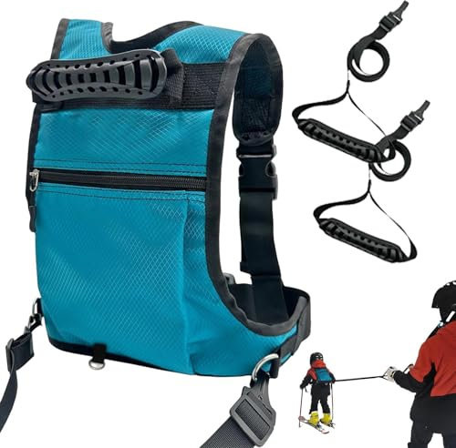 Skigeschirr Für Kinder -Kinder -Snowboard -Trainer, Ski -Trainingskabelbaum | Anfänger Für Anfänger, Skifahren, Skigiele Mit Griffen, Die Leicht Zum Snowboarden Angehoben Werden Können