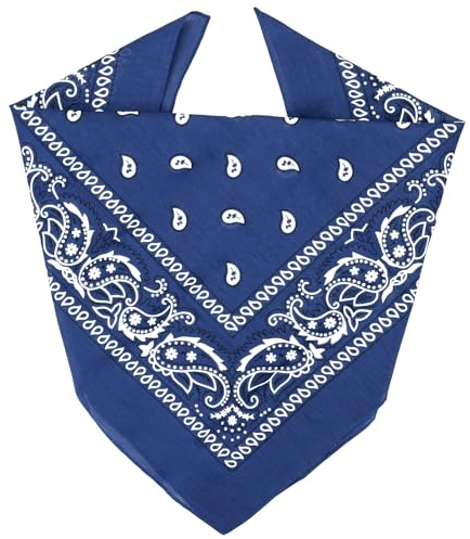 ZENO Bandana – 100% Baumwolle & Natürliche Fasern – Halstuch Ohne Polyester – Hochwertig, Weich, Langlebig & Waschmaschinenfest – Bandana Herren & Damen – Unisex & Kinder