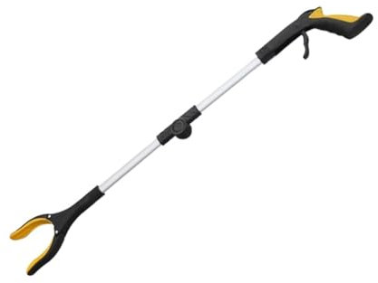 ZBORAVPIX Recogedor de Basura Grabber Stick, Herramienta recogedora de Basura for Personas Mayores(Yellow)