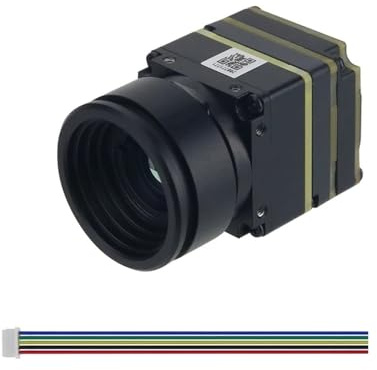 HamGeek 256X192 Termocamera per droni FPV compatibile con il modulo fotocamera IR a onda lunga IR 12um con interfaccia CVBS(9.7MM Lens)