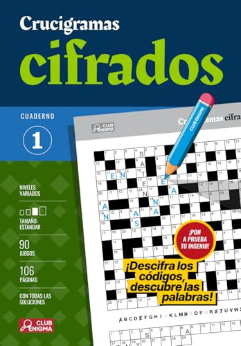 Crucigramas cifrados - Cuaderno 1