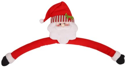 Zambuph Puntale Per unico per albero di Natale per decorazioni festive. Grandi decorazioni per l'albero di Natale in stoffa divertente con renne e pupazzo neve, Tipo 1
