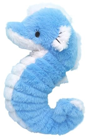 Generisch Seepferdchen Plüschtier Blau - Blaues Seepferdchen Superweiches Kuscheltier,Kuschelig Weiche Plüsch Spielzeug Puppe - Kinderzimmer Dekoration für Kleinkinder Mädchen Frauen Sammler