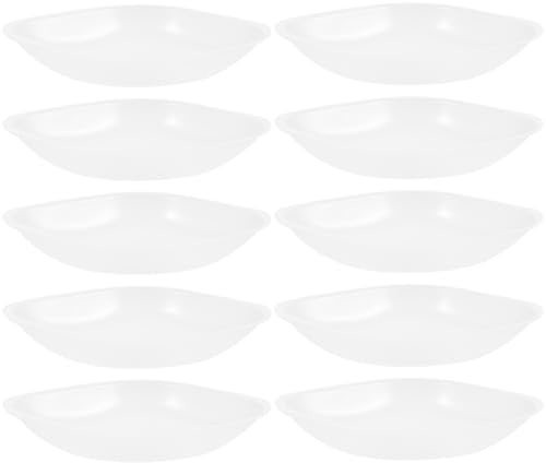 VALICLUD 20 pièces Plateaux de Pesée Plastique Rigides Coupelles de Pesée Laboratoire Légères et Empilables pour Liquides Solides et Poudres Plateau Service Polyvalent pour Équilibre et
