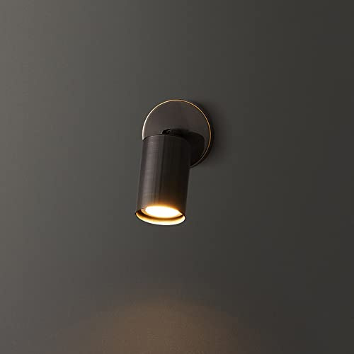 XYNSNDB Lampade da Parete Applique da Parete in Rame Lampada da Lettura Lampada da Lettura Regolabile, Lampada da Parete per testiera Apparecchio di Illuminazione, Lampade da Parete girevoli GU10 per