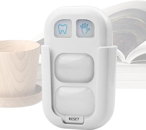 Timer da bagno per bambini – dispositivo alimentato a batteria, luce a LED, timer da 2 minuti per lavarsi i denti, strumento per la cura dentale per bambini, adolescenti, adulti, addestramento