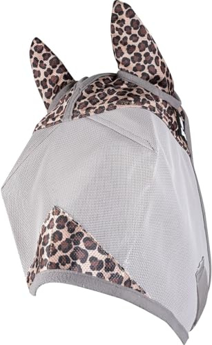 Cashel Crusader häst flugmask, standard med öron, häst, leopard