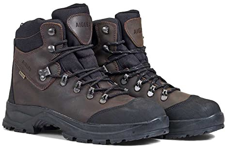 Aigle Herren Laforse MTD Jagdschuh, Dunkelbraun, 43 EU