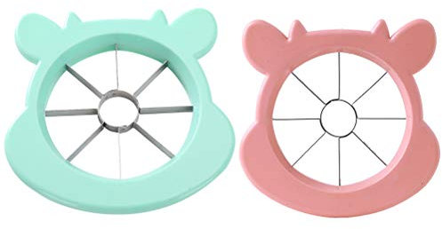 HEMOTON 2 Pz Taglia Mele Affettatrice per Pere Affettatrice Pelapatate Taglia Mango Corer Taglierina del Avacado di Cuneo Frutta Pp