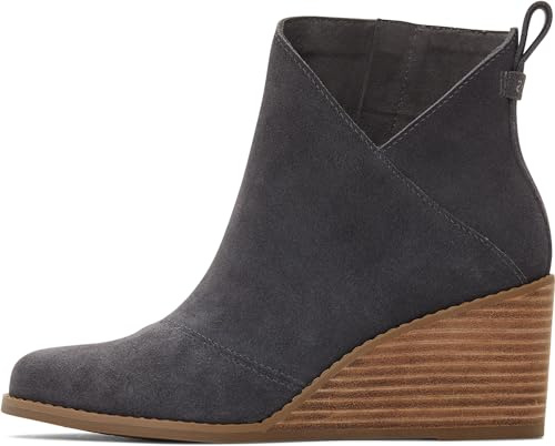 TOMS Sutton Damen-Stiefelette, Geschmiedetes Eisen-Wildleder, 38 EU