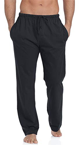 Ladeheid Pantalones Largos de Pijamas 100% Algodón Hombre LA40-252 (Antracita, L)