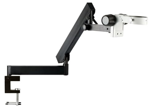 Microscope Folding Bracket Stereomicroscope Rocker Bracket Band Clamp Microscope Bracket (Color : With bracket)