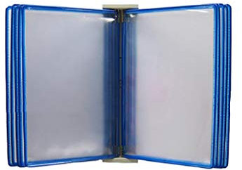 Wanddokumenten-Organizer, an der Wand montierter Dokumentenhalter, Flip-Aktenhalter, an der Wand montiertes magnetisches Display (PVC + Metall) 33 * 23 * 8 cm (Farbe: C) (Farbe: D) (Color : Onecolor