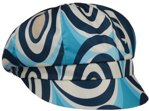 Lipodo Ballonmütze Damen Mehrfarbig Voluminöse Krone Made in Italy Wasserabweisend Frühjahr Sommer blau One Size