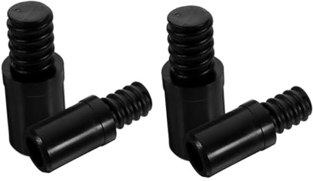 GOOHOCHY 4stücke Gewinde Spitze Ersatz Für Besenstiel Kompatibles Gewindespitze Für Besenadapter Reparatursatz Aus Kunststoff Für Reinigungswerkzeuge Gewindeende Für Mopp Griff Und Verlänge