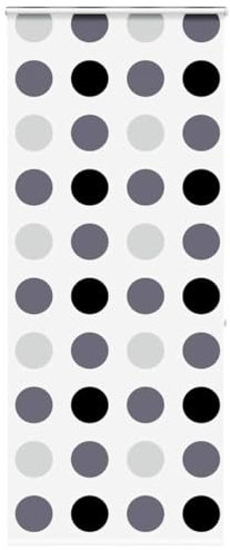 vidaXL Duschrollo mit Kassette 100x240 cm Stoffbreite 96 cm, Duschvorhang, Badewannenvorhang, Seitenzugrollo, Dusche Rollo, Badewannenrollo