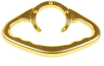 Asa Agarre Pasajero Motocicleta Accesorios Asideros Pasajeros Asidero Tanque Barra Agarre Mango Apoyabrazos para Suzuki GSXR GSX-R 600 750 1000 R750 GSXR600 GSXR750(Oro)